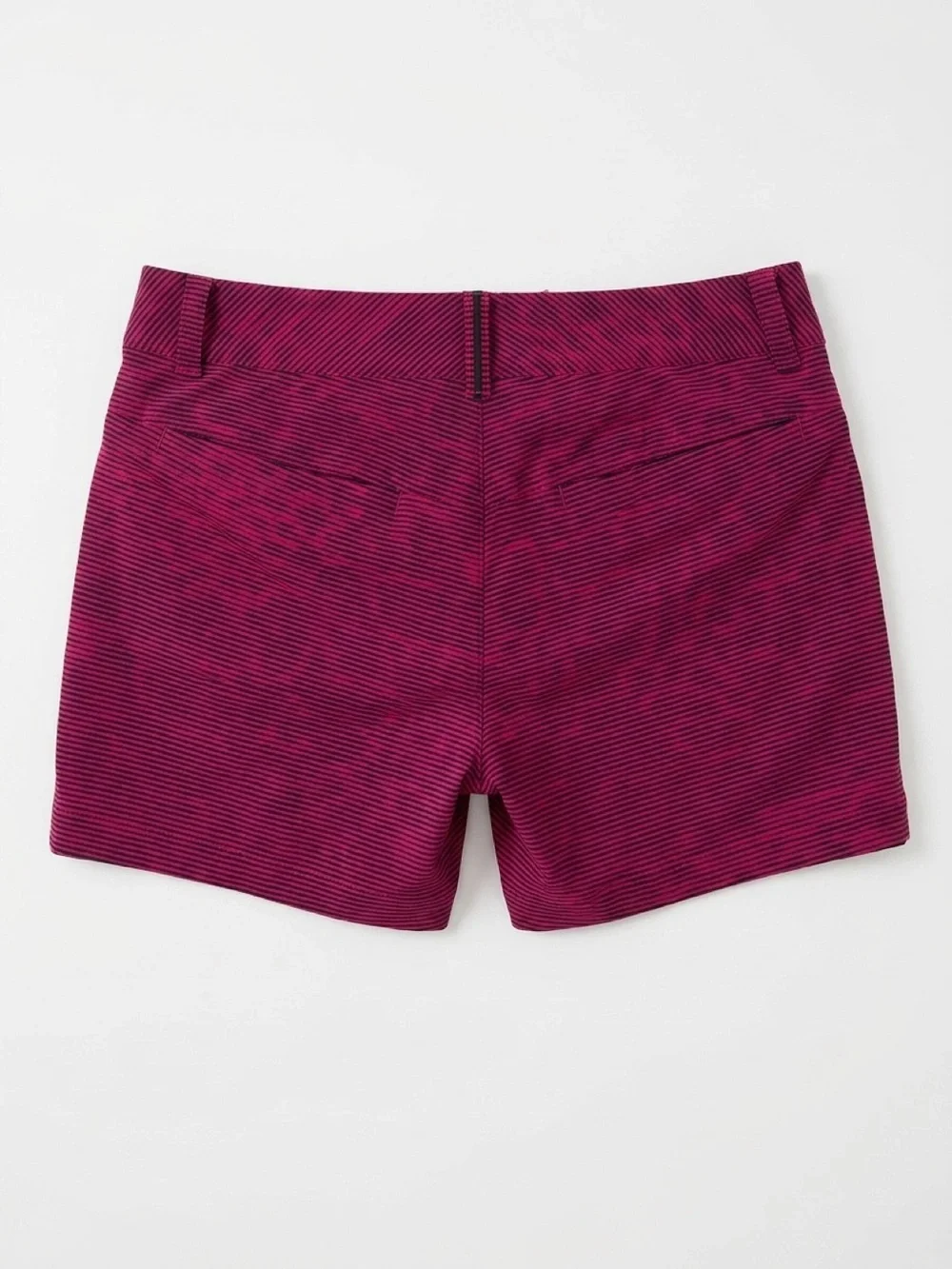 Nike Golf Dri-FIT Magenta Micro-Stripe Performance Shorts - Size 0 / XS